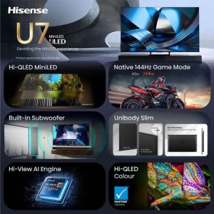Hisense 65 inča 65U7SE ULED MiniLED 4K UHD Smart TV - Slika 5