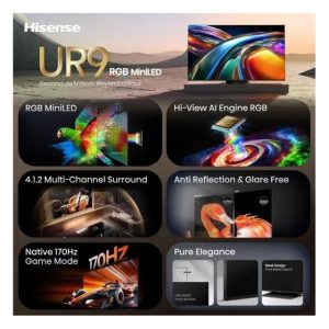 Hisense 65 inča 65UR9S ULED RGB Mini-LED 4K UHD Smart TV - Slika 1