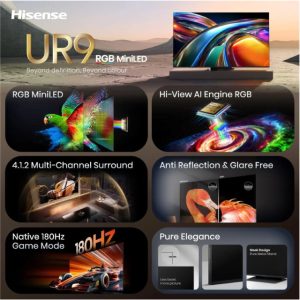 Hisense 75 inča 75UR9S ULED RGB Mini LED 4K UHD Smart TV - Slika 5