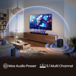 Hisense AX5100Q Dolby Atmos soundbar sa bežičnim subwooferom crni - Slika 2