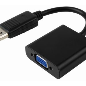 E-Green Adapter DisplayPort (M) - VGA D-sub (F) crni - Slika 1