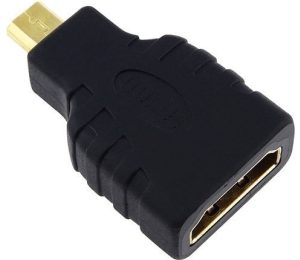 Fast Asia Adapter Micro HDMI (M) - HDMI (F) crni - Slika 1