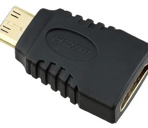 Fast Asia Adapter Mini HDMI (M) - HDMI (F) crni - Slika 1