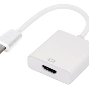 E-Green Adapter USB 3.1 tip C (M) - HDMI (F) sivi - Slika 1