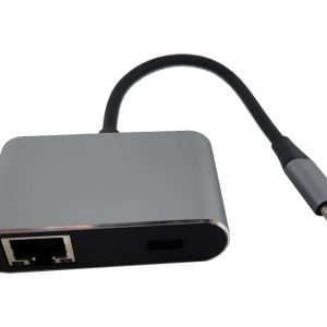 Fast Asia Adapter-konvertor TIP C na 2xUSB 3.0+TIP C+RJ45 - Slika 1