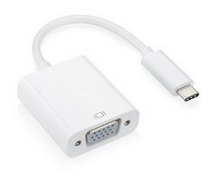 Fast Asia Adapter-konvertor USB 3.1 tip C (M) - VGA (F) srebrni - Slika 1