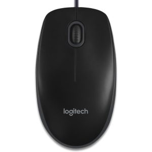 Logitech B100 Optical USB crni miš - Slika 4