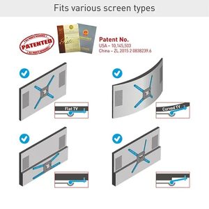 Barkan BM466XP LCD TV zglobni zidni nosač do 90 inča - Slika 3