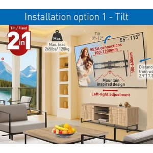 Barkan BM510 LCD TV zidni nosač od 55 do 115 inča - Slika 5