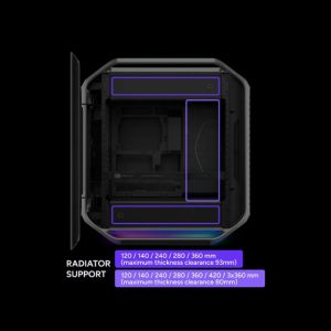 Cooler Master COSMOS Alpha Silver Gaming kućište (C700-KGNN-S00) sivo - Slika 1