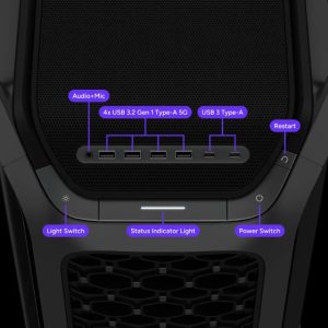 Cooler Master COSMOS Alpha Silver Gaming kućište (C700-KGNN-S00) sivo - Slika 5