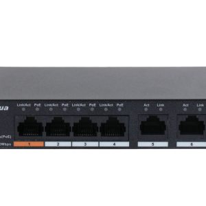 Dahua CS4006-4ET-60 6-Port Cloud Managed Desktop Switch with 4-Port PoE - Slika 1