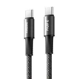 Remax DATA kabl Velocity TIP C na TIP C CB25 240W, 1,2m crni - Slika 1
