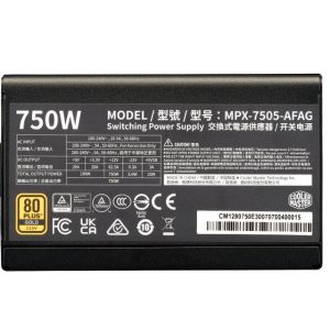 Cooler Master Elite Gold 750W napajanje (MPX-7505-AFAG-BEU) 5Y - Slika 2