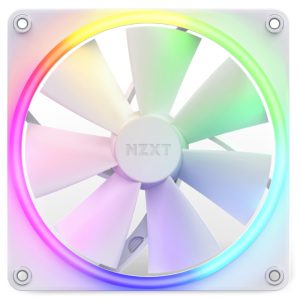 Nzxt F140 RGB 140mm ventilator beli (RF-R14SF-W1) - Slika 2