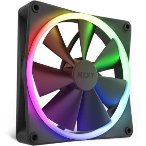 Nzxt F140 RGB 140mm ventilator crni (RF-R14SF-B1) - Slika 2