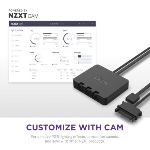 Nzxt F140RGB Core 140mm ventilator beli (RF-D14SF-W1) - Slika 1
