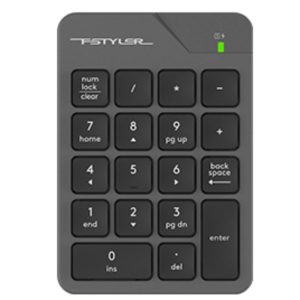 A4 Tech FGK21C FSTYLER 2.4G Wireless Numeric Keypad USB Type-C siva tastatura - Slika 3
