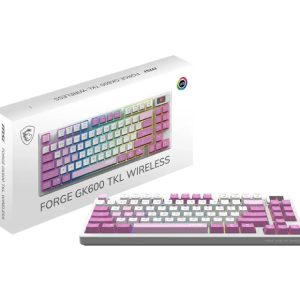 MSI FORGE GK600 TKL W VIOLET US wireless tastatura - Slika 5