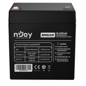 Njoy GP05122F baterija za UPS 12V 5Ah (BTVACEUOBTO2FCW01B) - Slika 1