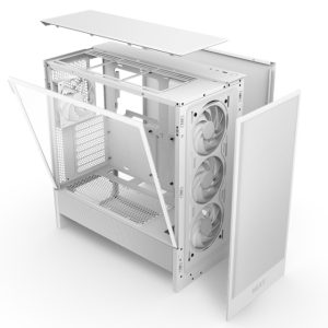 Nzxt H5 Flow RGB Gaming kućište belo (CC-H52FW-R1) - Slika 2