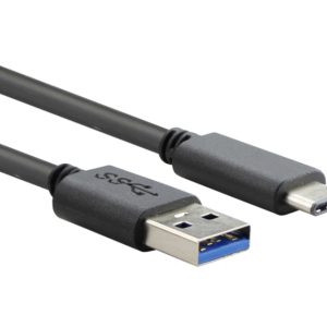 E-Green Kabl 3.0 USB A - USB 3.1 tip C M/M 2m crni - Slika 1