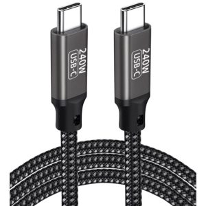E-Green Kabl 3.1 USB tip C M/M 2m, za Superbrzo punjenje, 5A, 240W - Slika 1