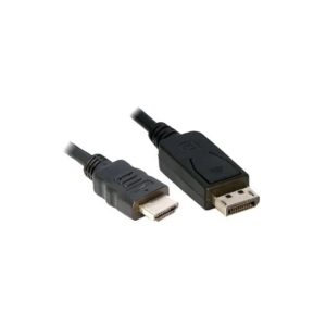 E-Green Kabl DisplayPort 1.4 (M) - HDMI 2.0 (M) 1.8m crni - Slika 1