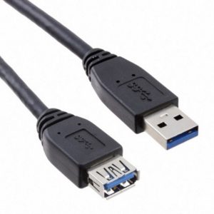 E-Green Kabl USB 3.0 A - USB A M/F (produžni) 1.8m crni - Slika 1