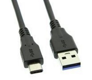 E-Green Kabl USB 3.0 A - USB tip C 3.1 M/M 1M crni - Slika 1