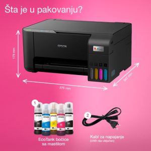 Epson L3230 EcoTank ITS multifunkcijski inkjet štampač - Slika 5