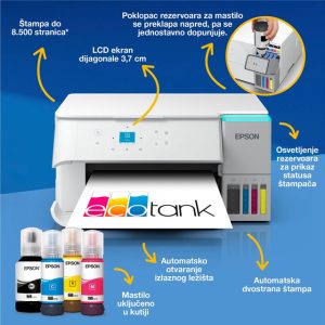 Epson L4366 EcoTank wireless multifunkcijski inkjet štampač beli - Slika 2