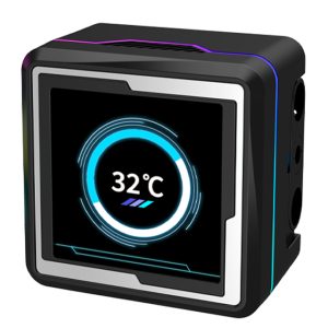 Raidmax LM240 ARGB CPU LIQUID COOLER WITH ANIMATION DISPLAY - Vodeno hlađenje crno (LM240BK) F - Slika 1