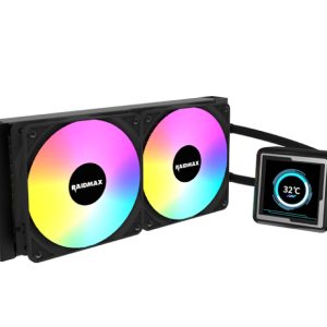 Raidmax LM240 ARGB CPU LIQUID COOLER WITH ANIMATION DISPLAY - Vodeno hlađenje crno (LM240BK) F - Slika 2