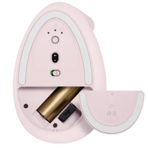 Logitech Lift Vertical Ergonomic Wireless miš roze - Slika 3