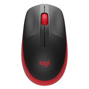 Logitech M190 Full-Size Wireless crveni miš - Slika 4