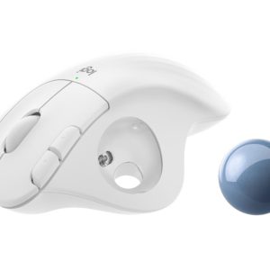Logitech M575s ERGO Bluetooth Trackball Offwhite Blue ball miš - Slika 3
