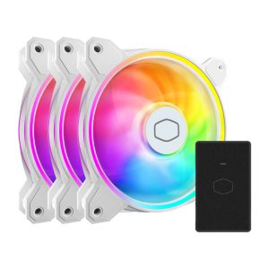 Cooler Master Master Fan MF120 HALO2 3in1 White edition 120mm ventilator beli (MFL-B2DW-213P2-R2) - Slika 3