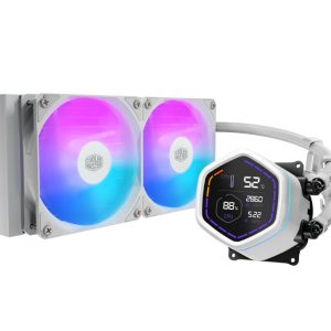 Cooler Master MasterLiquid Core Nex Digital 240 White ARGB vodeno hlađenje belo (MLX-D24M-A18PW-RD) - Slika 1