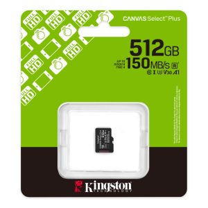 Kingston Memorijska kartica U3 V30 SDXC 512GB Canvas Select Plus G3 150R SDCS3/512GBSP - Slika 2