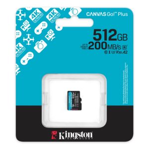 Kingston Memorijska kartica U3 V30 microSDXC 512GB Canvas Go Plus 200MB/s A2 SDCG4/512GBSP - Slika 3