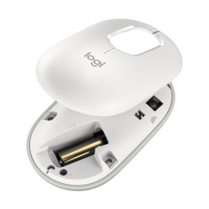 Logitech Pop Mouse with Emoji, Off-White miš - Slika 1