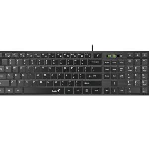 Genius SlimStar 126 USB US crna tastatura - Slika 1