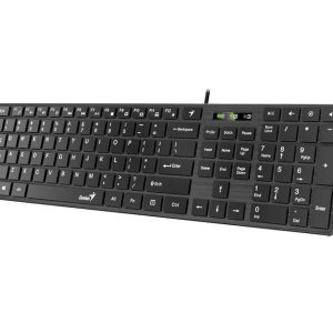 Genius SlimStar 126 USB US crna tastatura - Slika 2