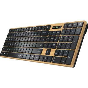 Genius SlimStar 7250BT, AI, Pine Wood US wireless tastatura - Slika 1