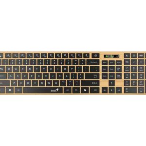 Genius SlimStar 7250BT, AI, Pine Wood US wireless tastatura - Slika 3