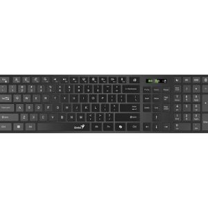 Genius SlimStar 7250BT, AI, crna US wireless tastatura - Slika 1