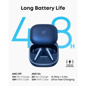 Anker Soundcore Liberty 5 TWS ANC BT bubice sa mikrofonom plave - Slika 3