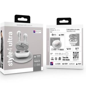 Energy Sistem Style 4 Ultra Moon True Wireless slušalice bele (M45347) - Slika 2