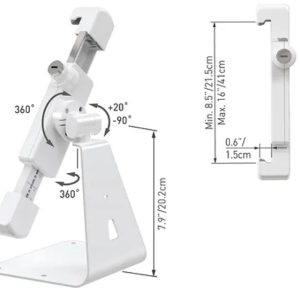 Barkan T71HL Stono rotirajuce postolje 360° protiv krađe za tablet do 7-14 inča - Slika 2